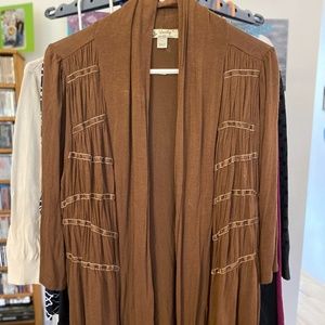 Unity World Wear Brown Cardigan